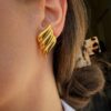 Fancy Gold Plated Fashion Earrings