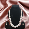 Fancy Resin White Necklace Set