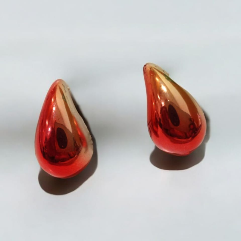Golden Tea Drop Earrings - Image 2