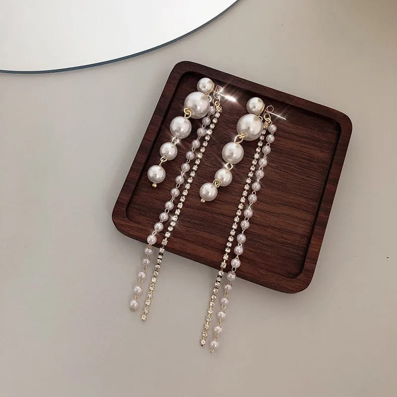 JJK12 Pearl Drop Earrings - Image 2