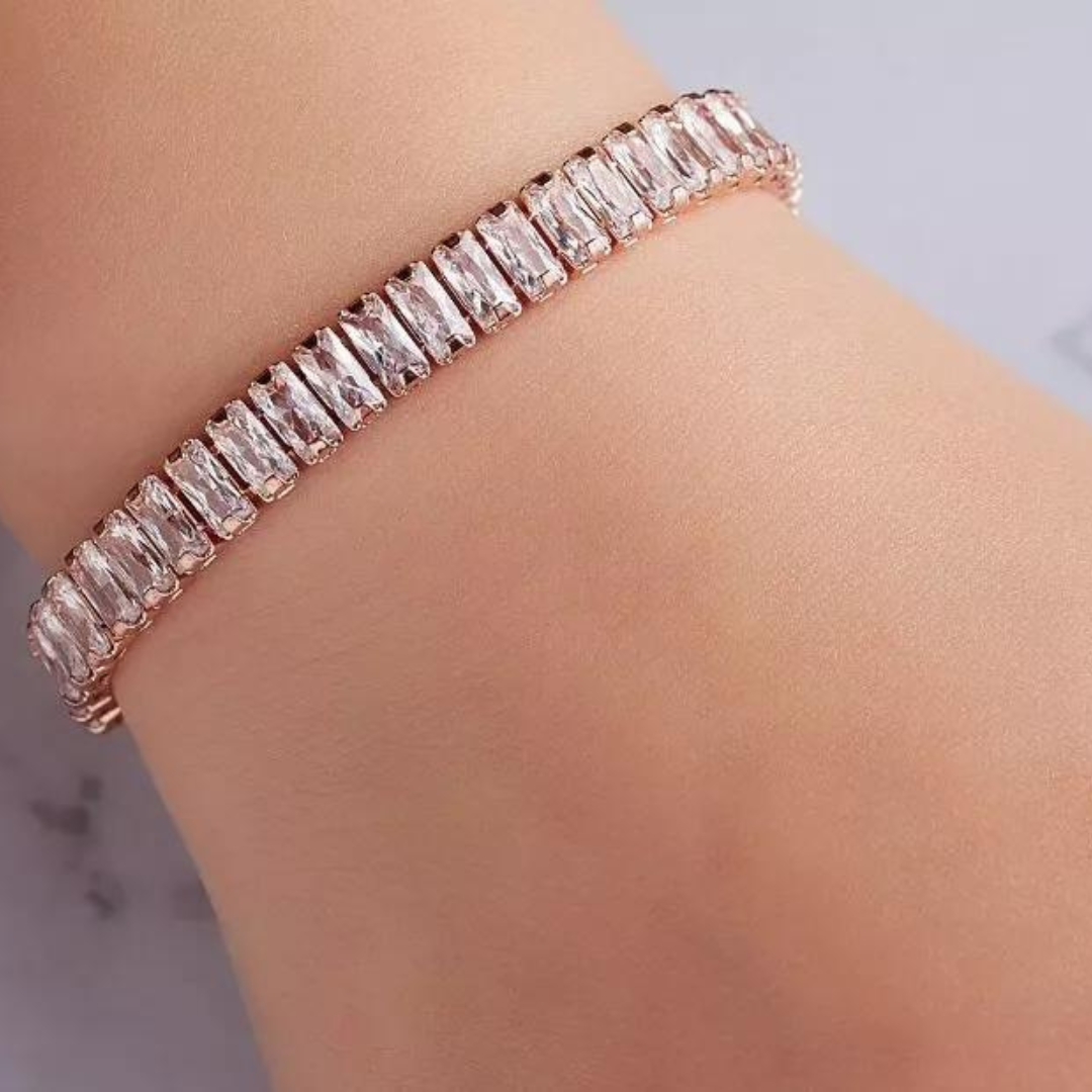 Baguette Cut Tennis Bracelet