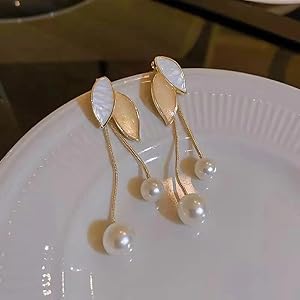 JJK102 Korean long earrings - Image 2