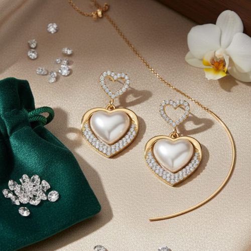 115Coren collection sweet heart Earrings. - Image 2