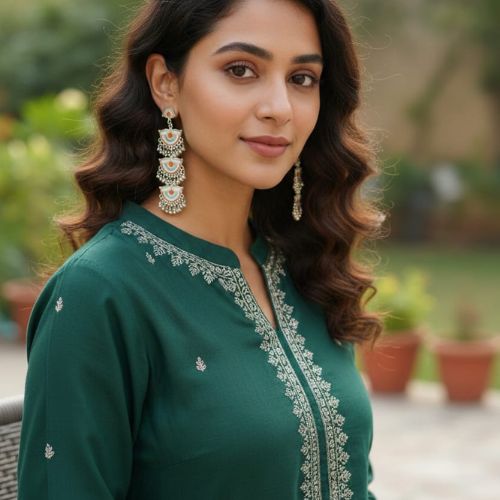 Oxidised silver plated three layered jhumka.JJ060