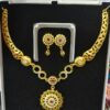 Kalpna Sales Surat Gold Plated Austrian Stone Necklace Set,