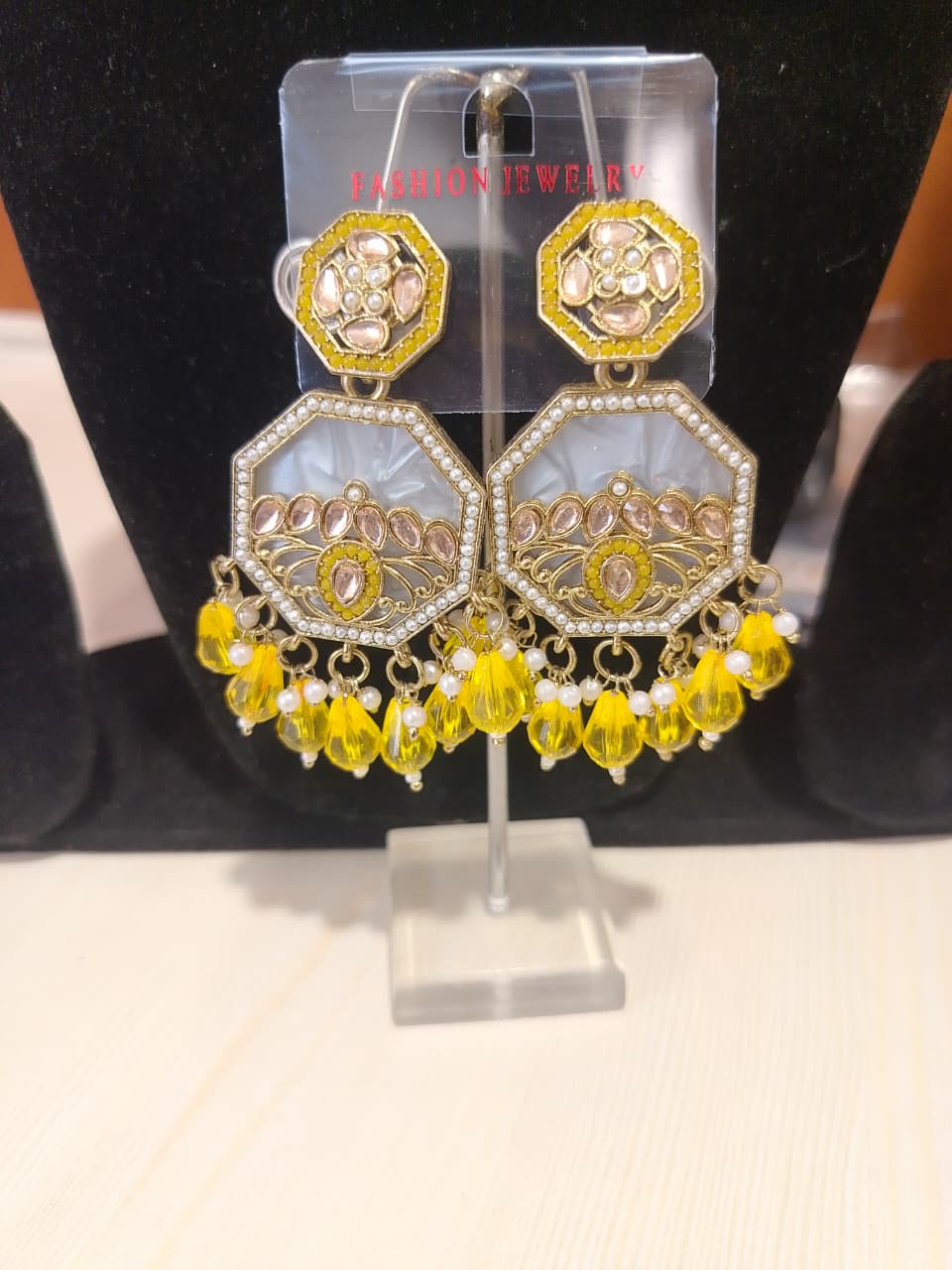 traditional Indian hanging earrings, - Image 2