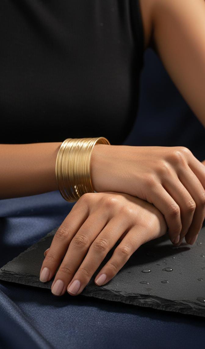 Golden new trendy braslet