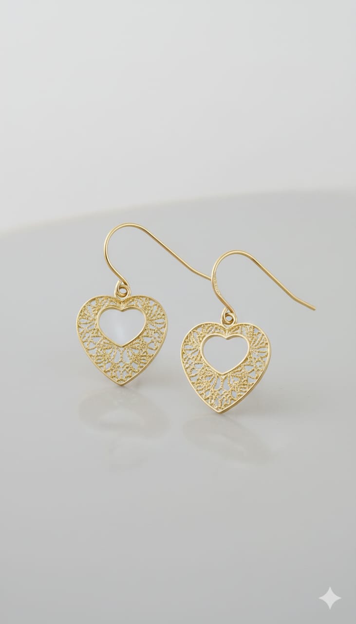 Heart shape earrings