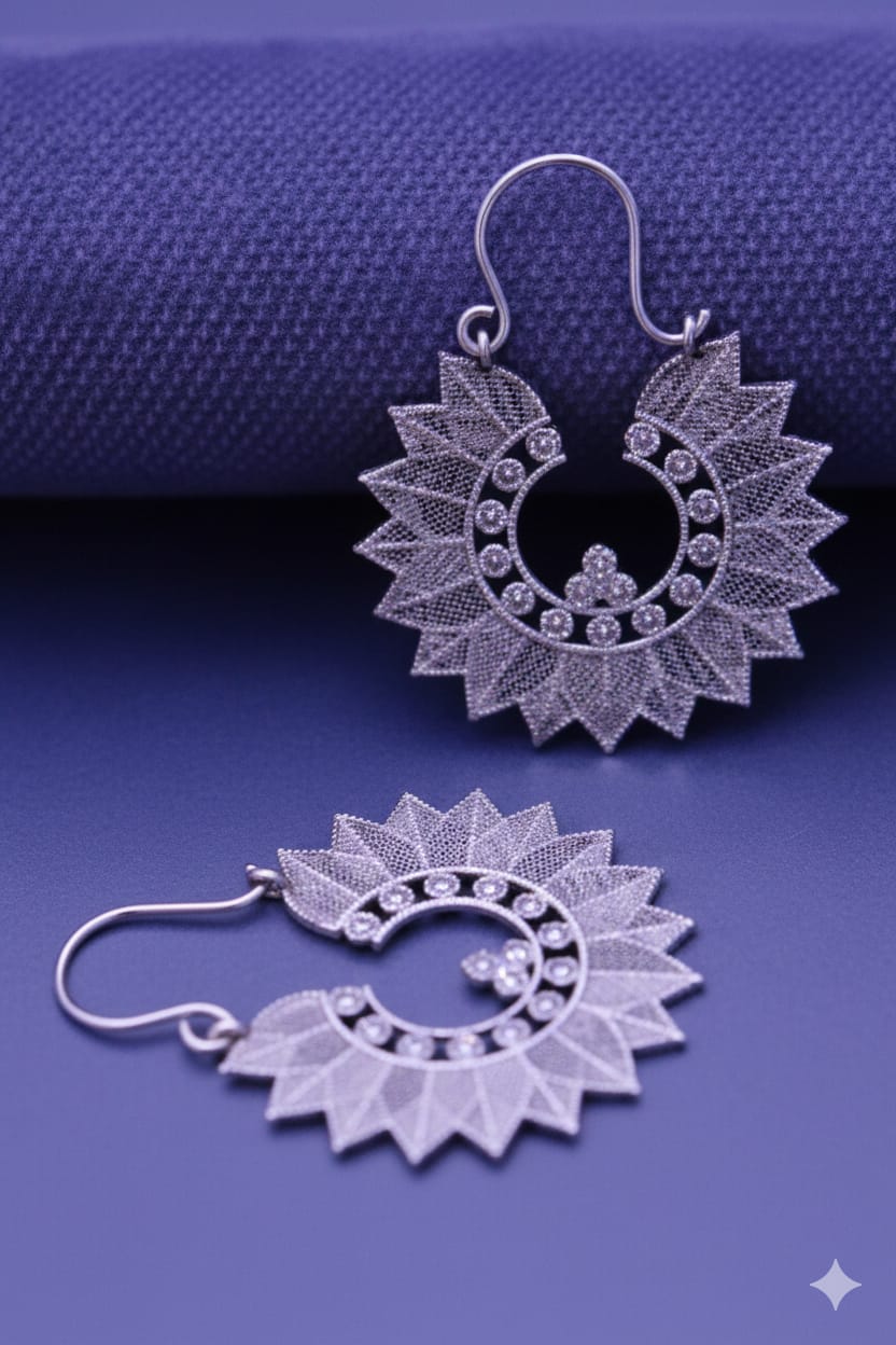 Ox 18Round shape jhumki