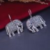Ox 31 Elephant oxidised Earrings.JJ057.