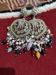 Multicolour Keshvi Chandbalis - Image 2