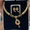 Kalpna Sales Surat Gold Plated Austrian Stone Necklace Set