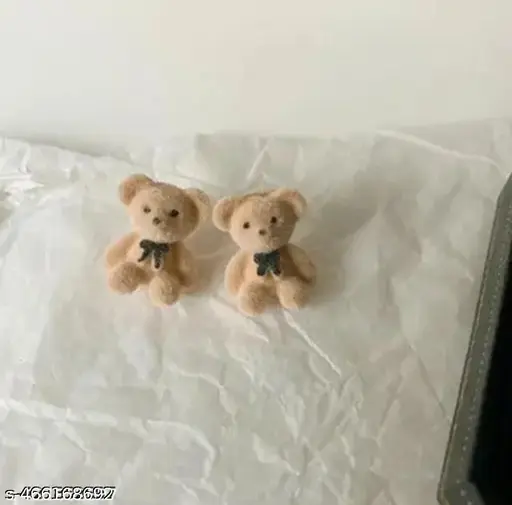 76BTeddy earrings, - Image 2