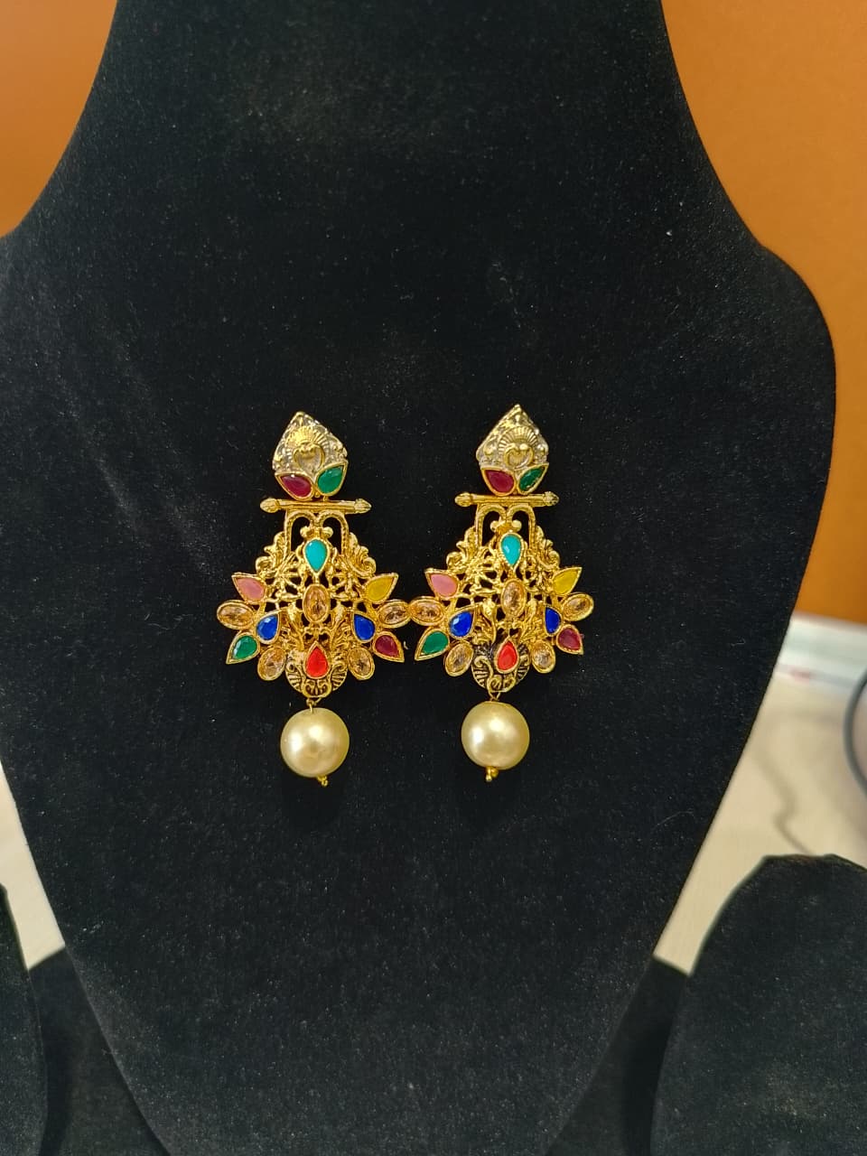 Navratan earrings - Image 3