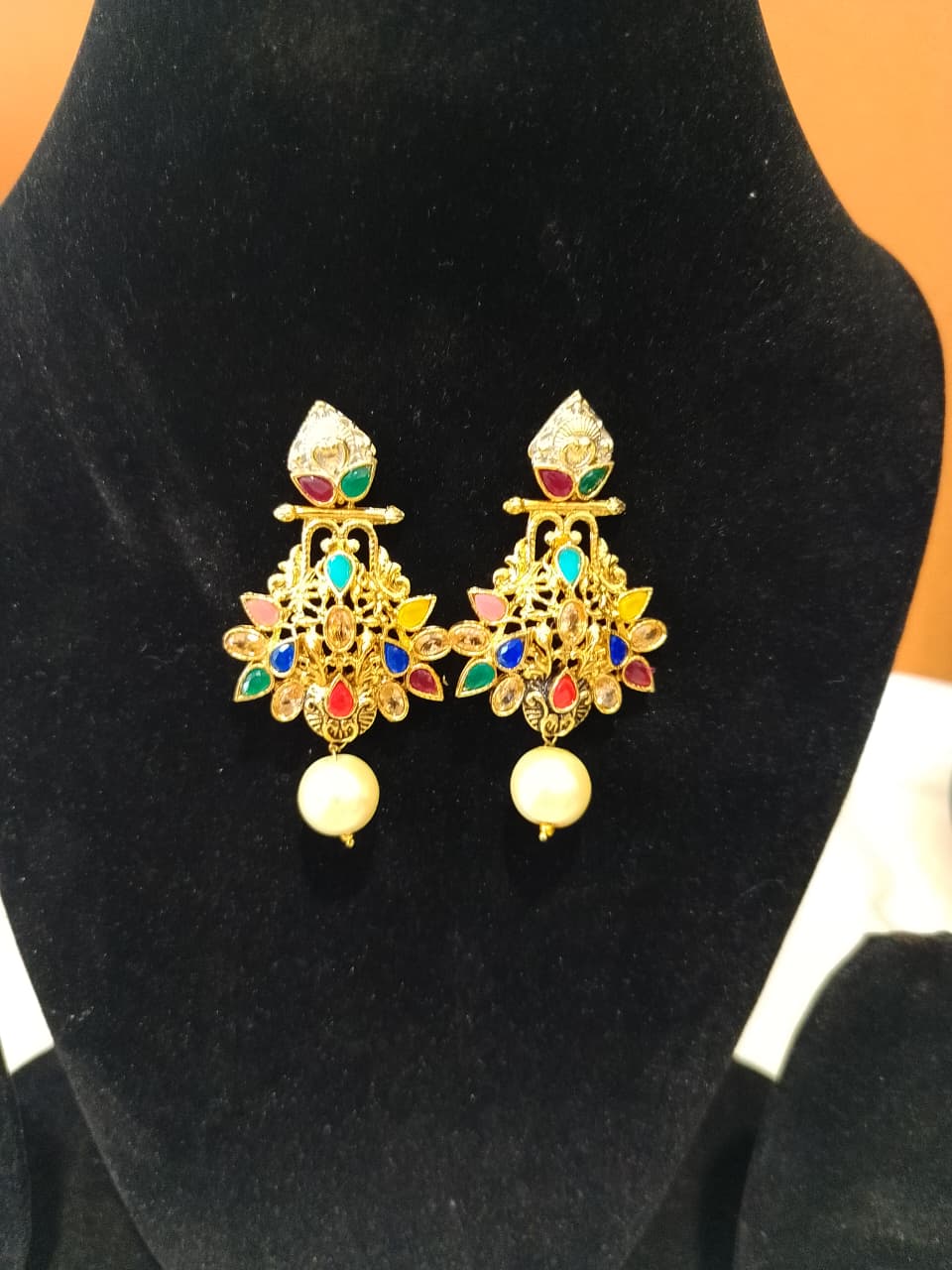 Navratan earrings - Image 4