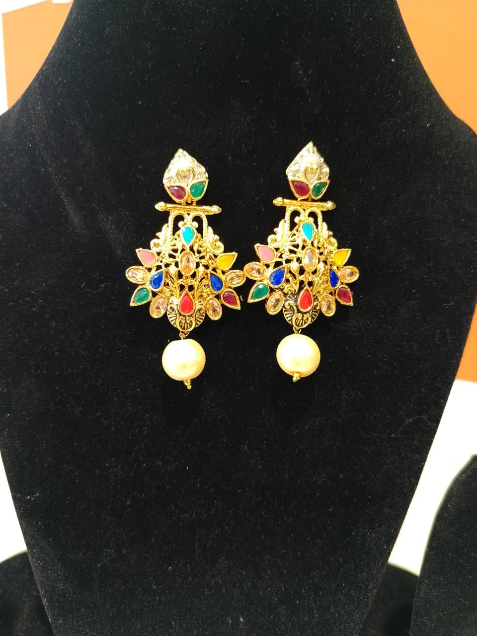 Navratan earrings - Image 2
