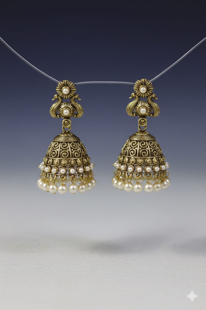 Jhumka earrings
