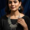 543 SRK Fashions Oxidised Silver Silver Jewellery Set